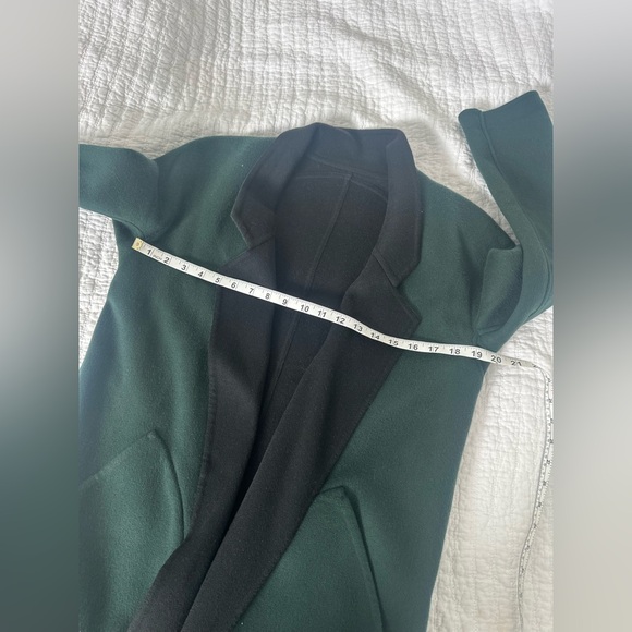 Kit and Ace Reversible Wool Cashmere Jacket Green Black S/M Tailored Coat - Picture 11 of 12